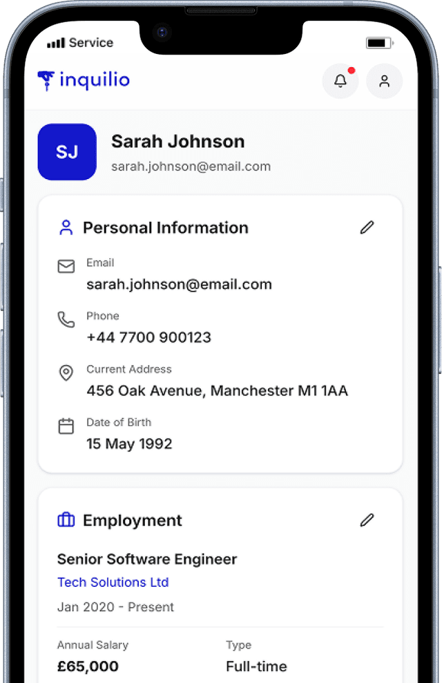 Tenant profile demo